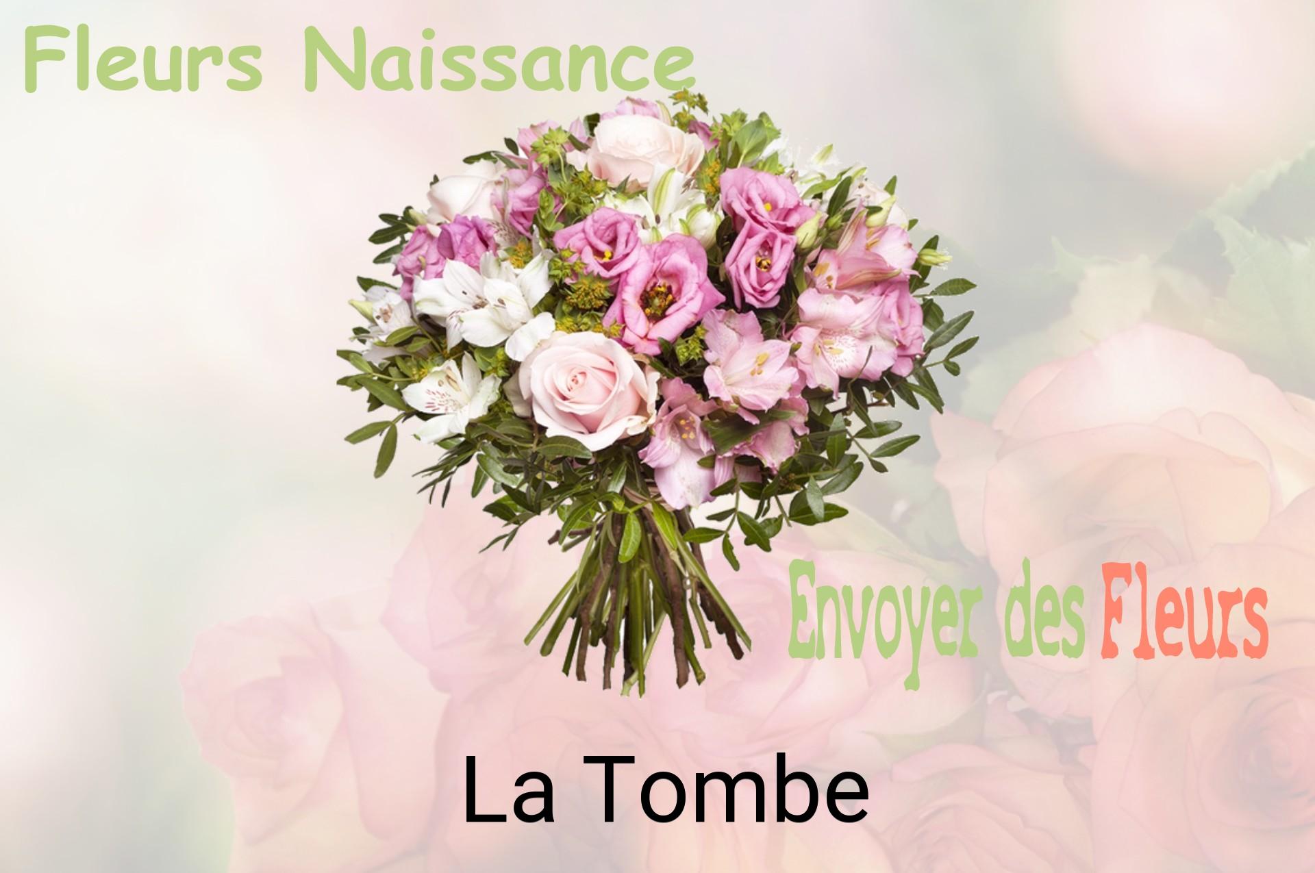 Bouquet de fleurs de naissance livré à La Tombe